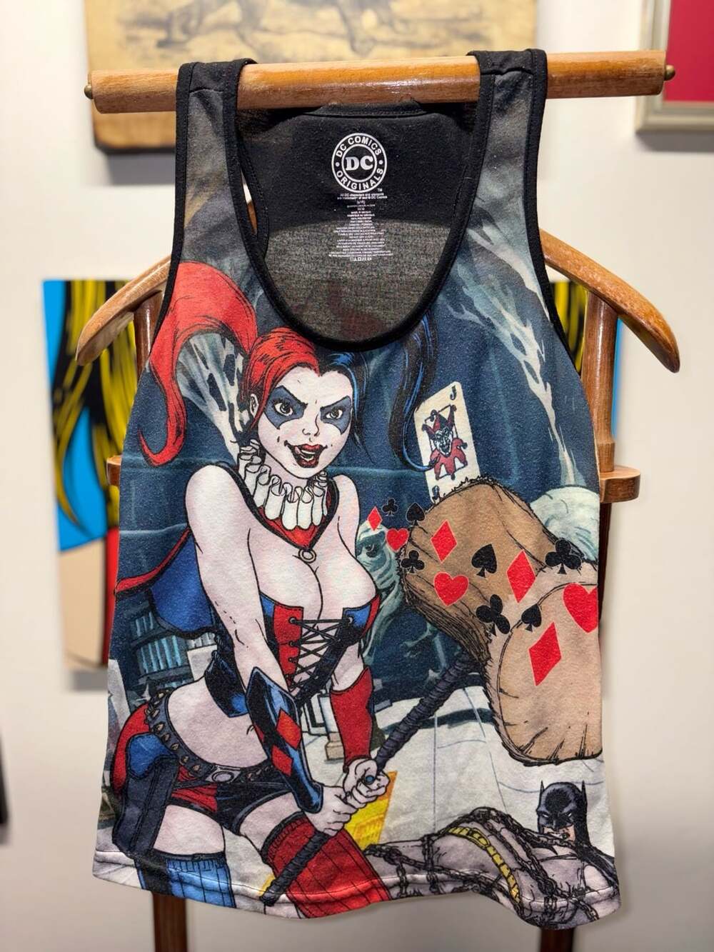 DC Comics Harley Quinn Sublimation Tank Top Size Medium